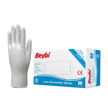 GANT LATEX POUDRE TAILLE S