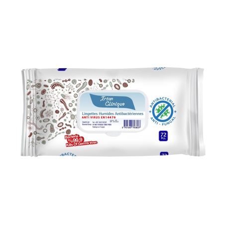 LINGETTE VIRUCIDE _ ERTAN 72 PCS